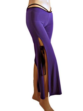 Low Rise Split Pants