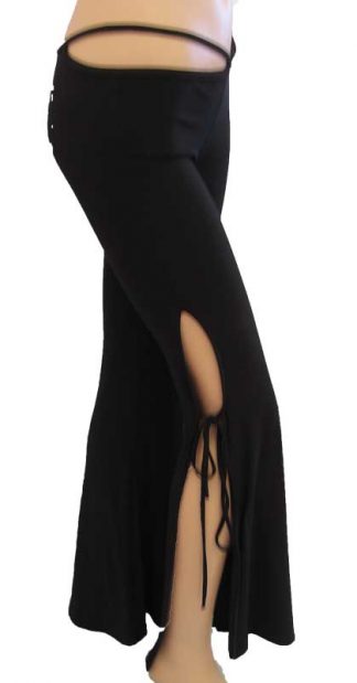 Low Rise Split Pants